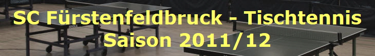 SC Frstenfeldbruck - Tischtennis
Saison 2011/12